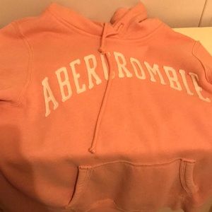 Pink and white lettering hoodie